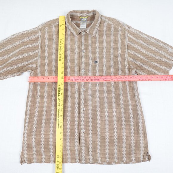 The North Face Linen Cotton A5 Series Shirt Men's Medium Lightweight Button Up - Picture 9 of 9